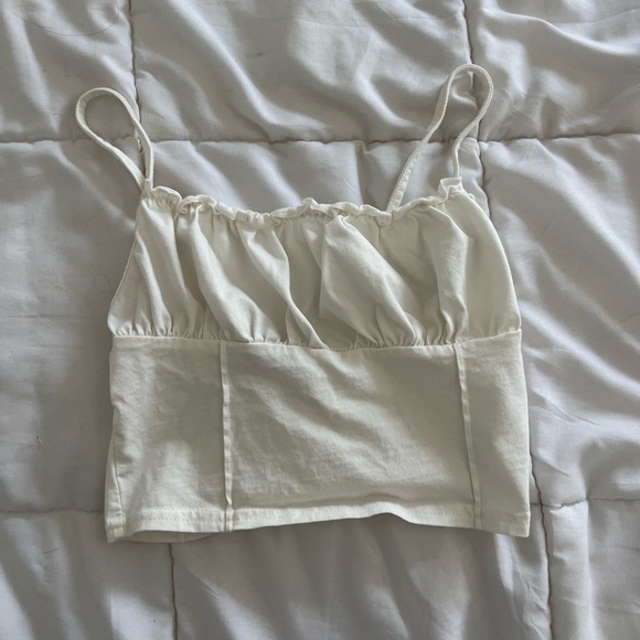 Princess Polly Tilly Top Off-White - Picture 3 of 3